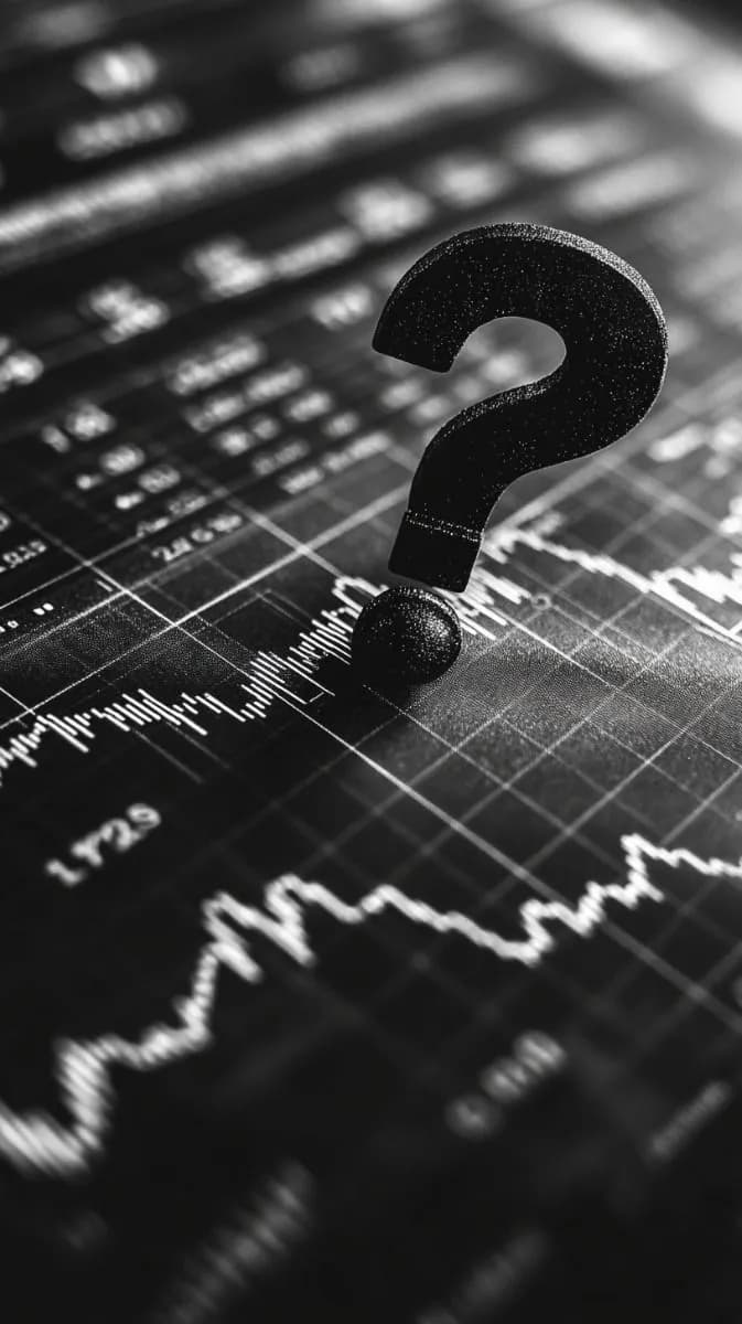 Tela com gráficos financeiros e indicadores de negócios